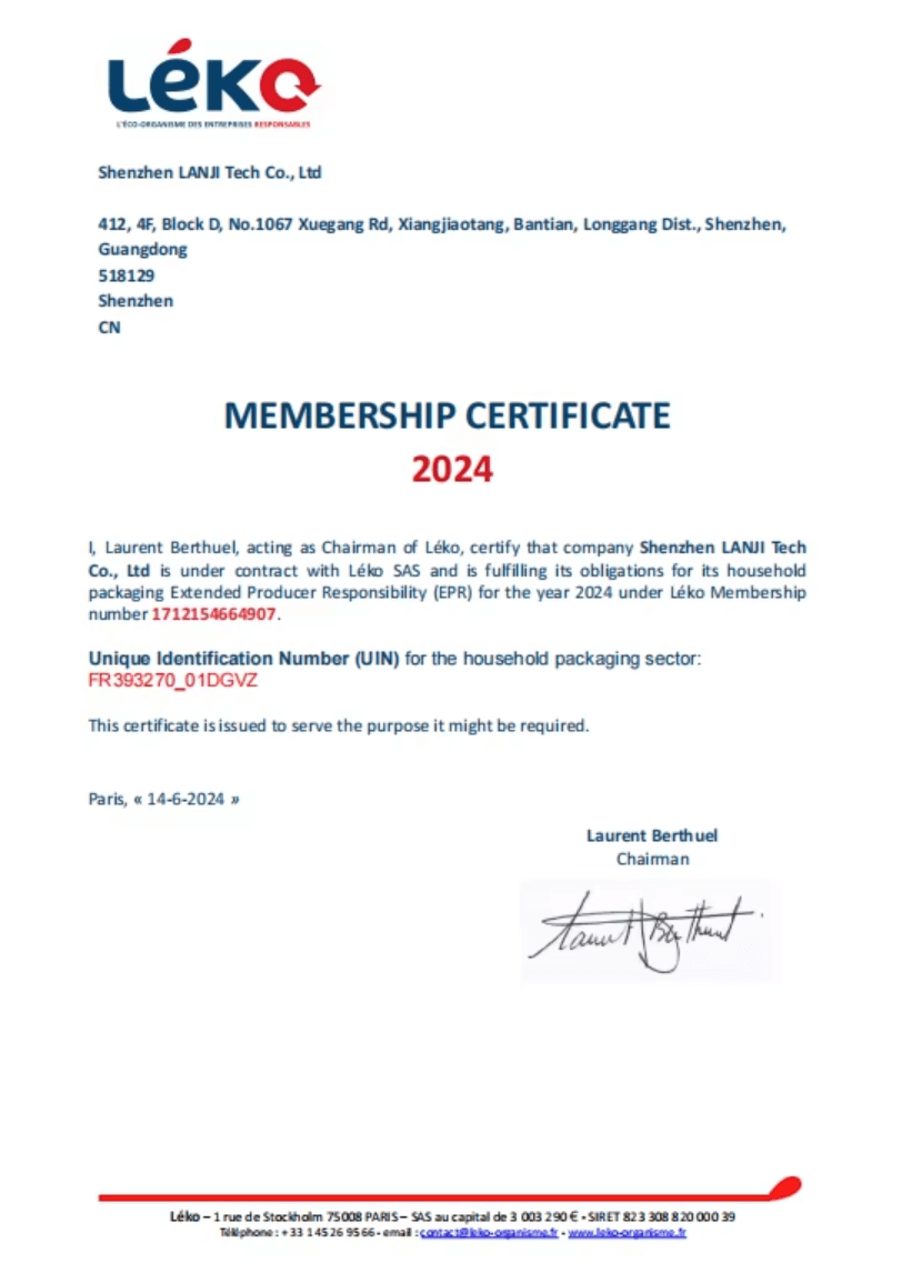 Membership Certificate
